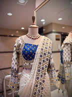Royal Ivory Bloom Saree