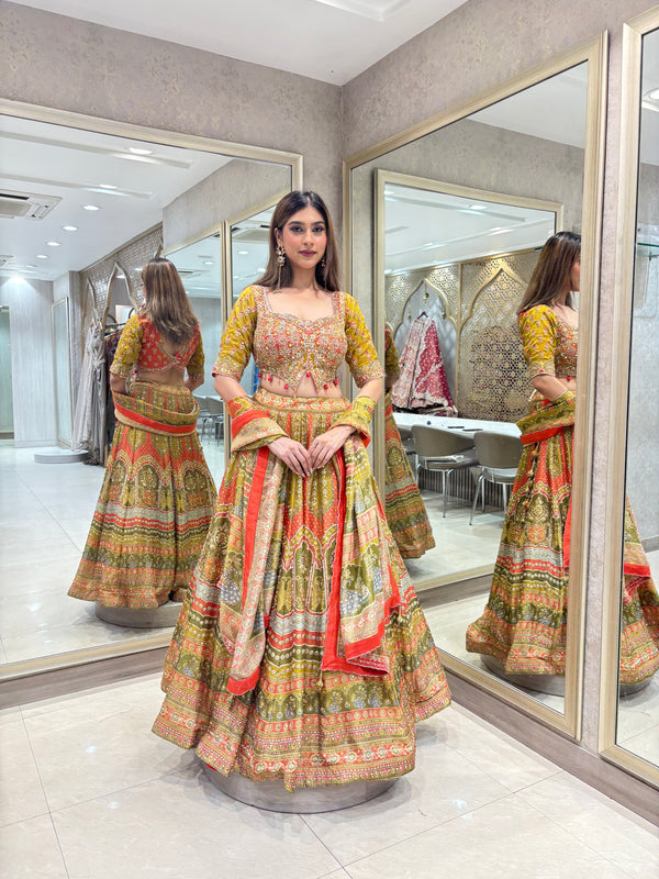 Traditional Elegance: Festive Lehanga