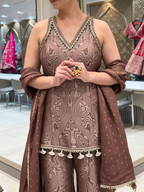 Muave Sharara Set