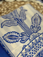 Royal Blue Unstitched Suit Set