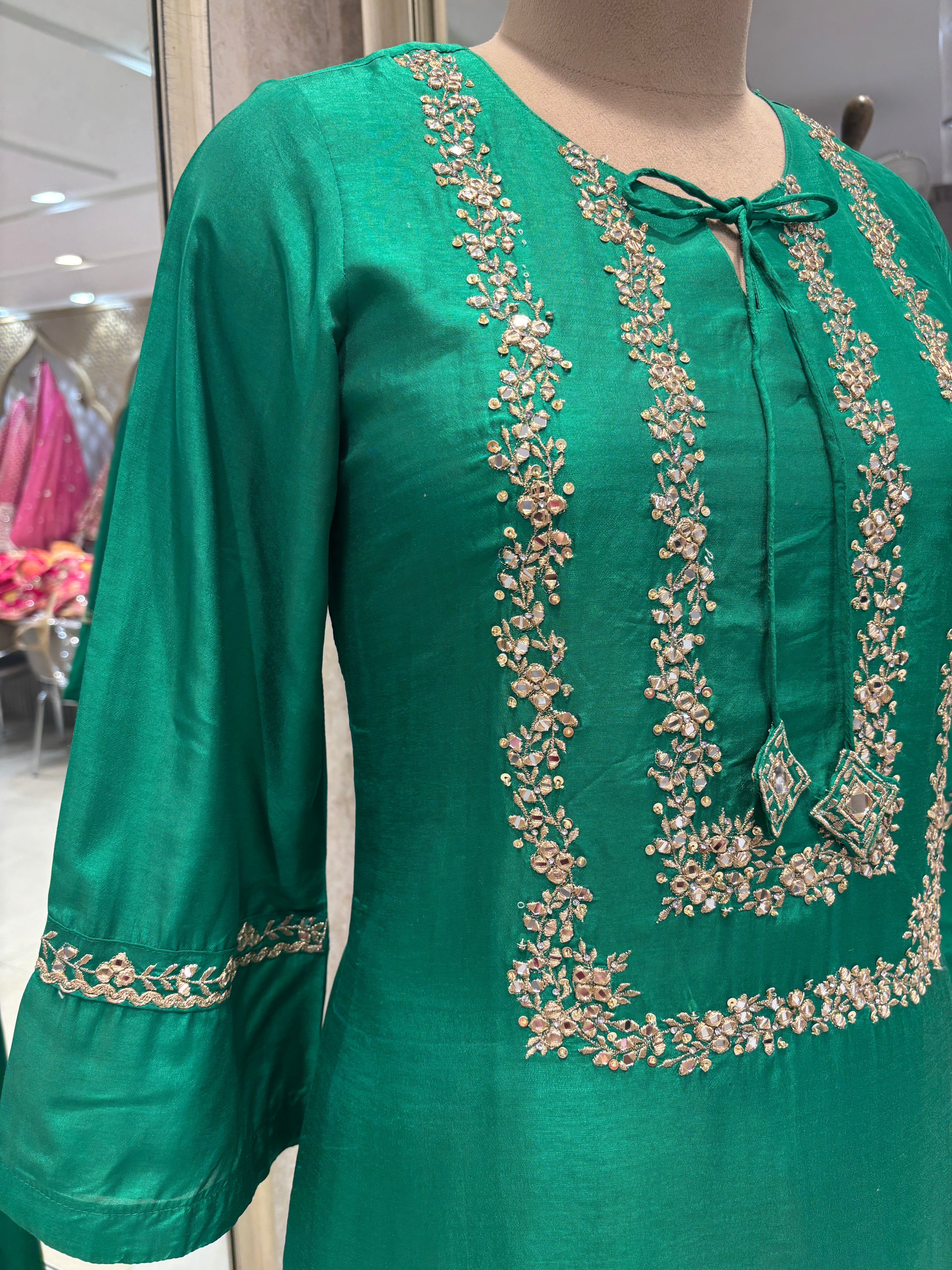 Zareen Emerald Suit