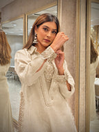 Ivory Linen Hand-Embellished Co-ords