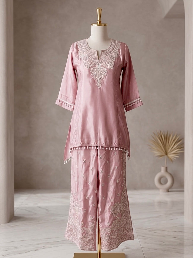 The Roseate Pearl Kurta Set Hover Image