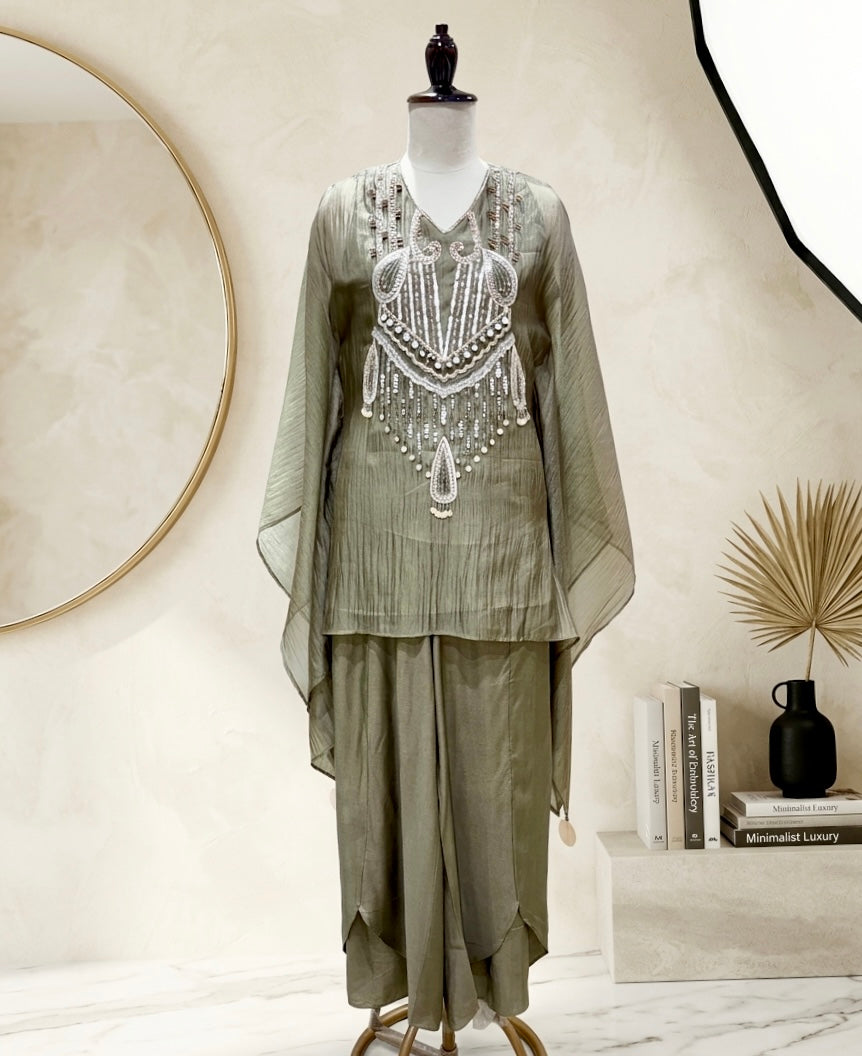 Lustrous Olive Green