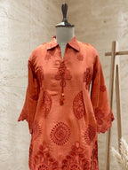 The Sunset Tangerine Cutwork Suite