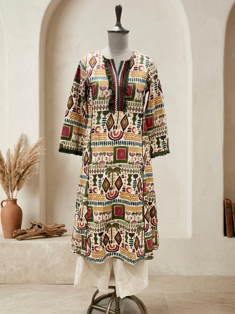 Terra-Cotta Fringe Suite