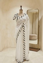 Contemporary Monochrome Drape