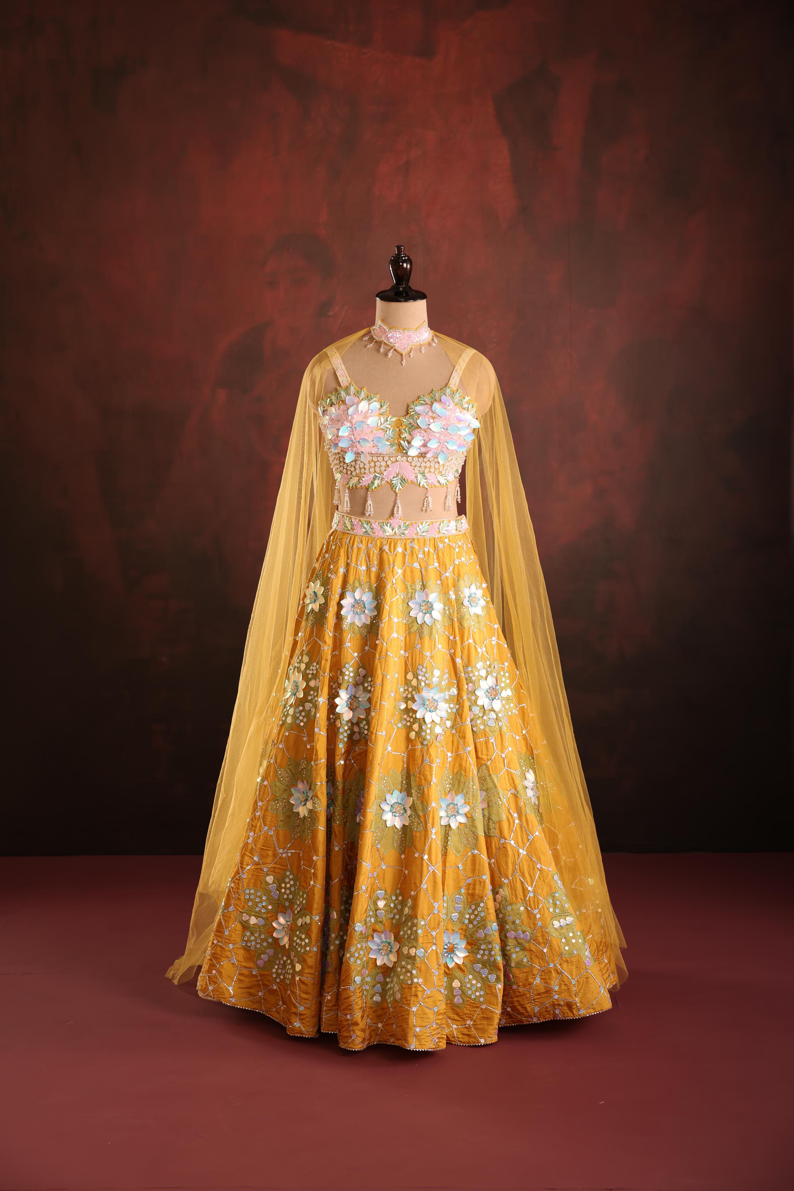 Amber Aura Lehenga Set