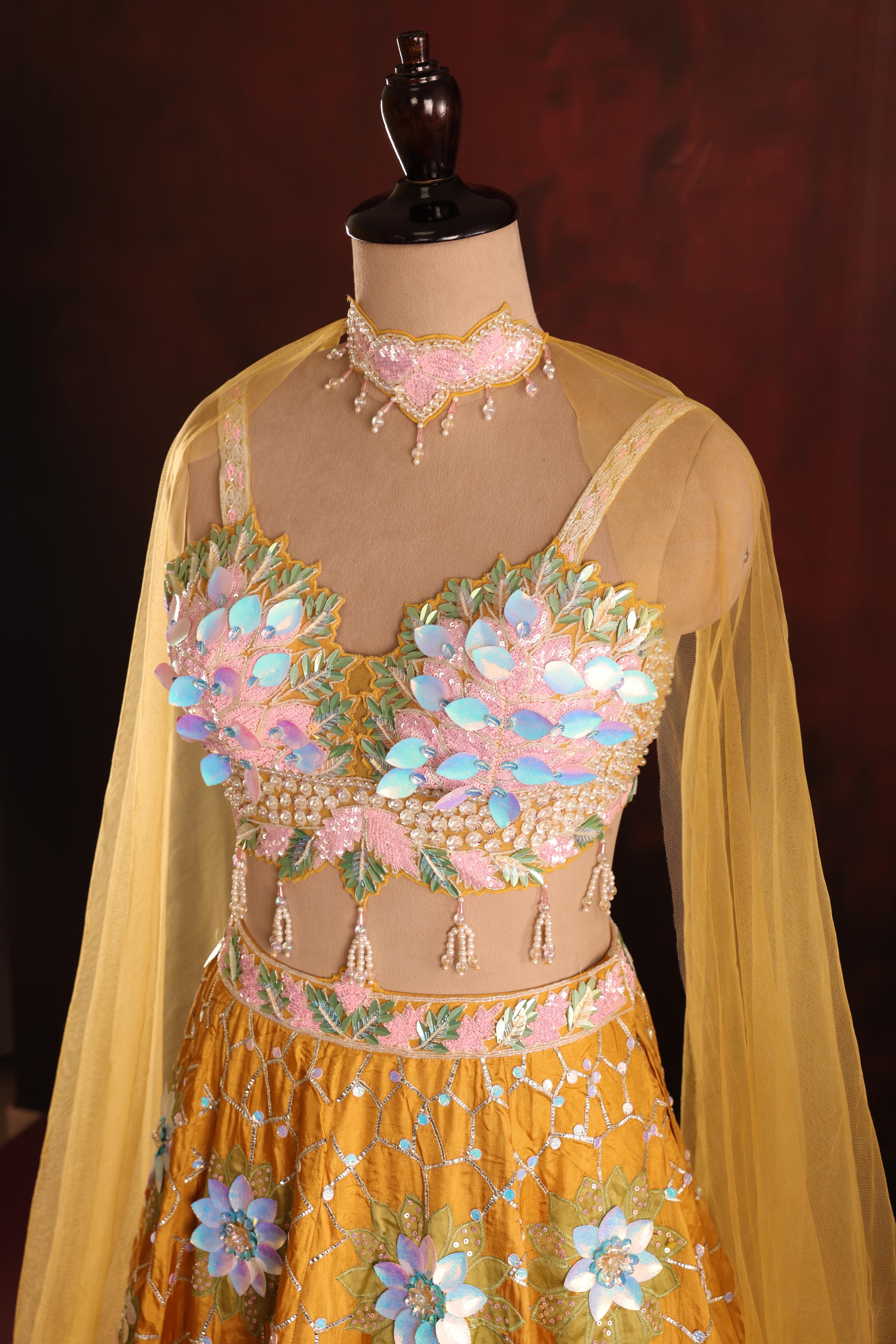 Amber Aura Lehenga Set