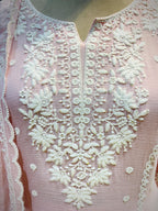 Blush Serenity Embroidered Kurta Set
