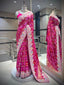 Rani Pink Bandhani Artistry Saree