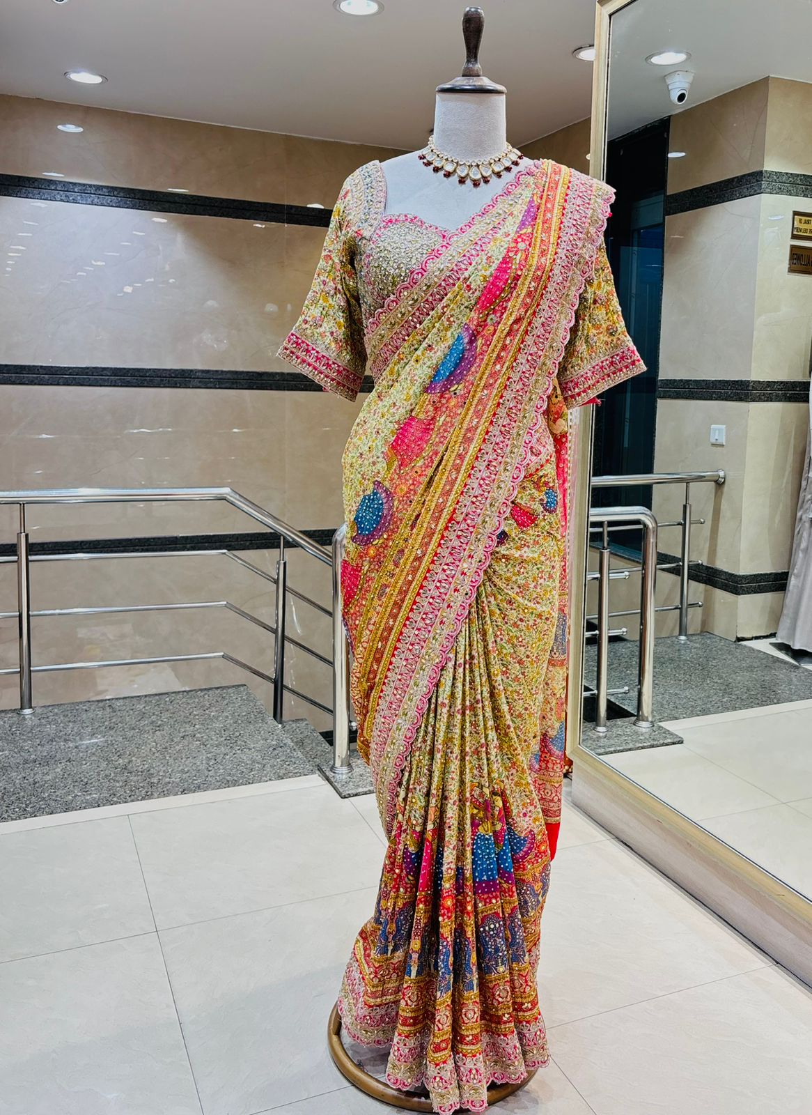The Majestic Tapestry Saree
