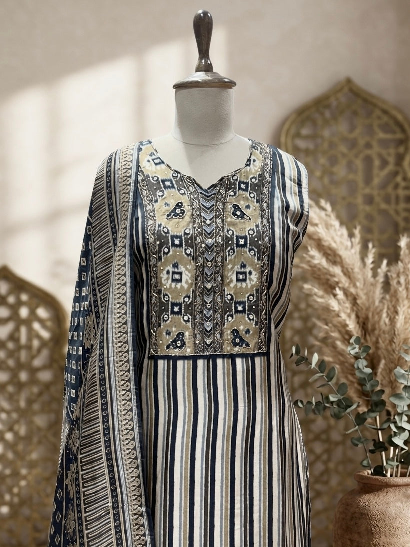 Ikat-Fusion Stripe Suite